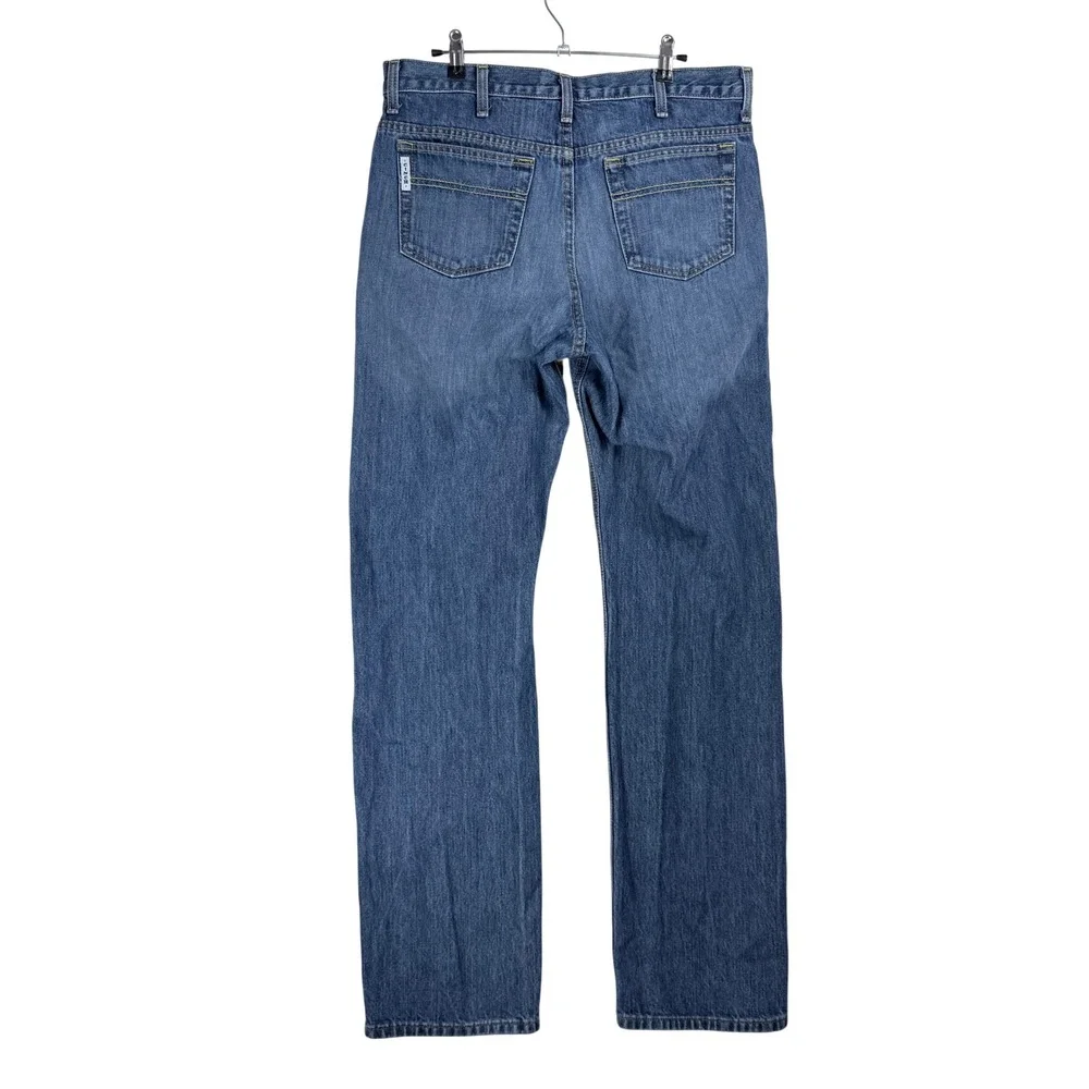 Cinch Up Straight Leg Jeans 33x36 Medium Wash Western Cowboy Workwear Rugged